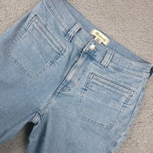 Madewell Sky Blue Wide Leg Jeans